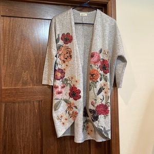 Open front cardigan